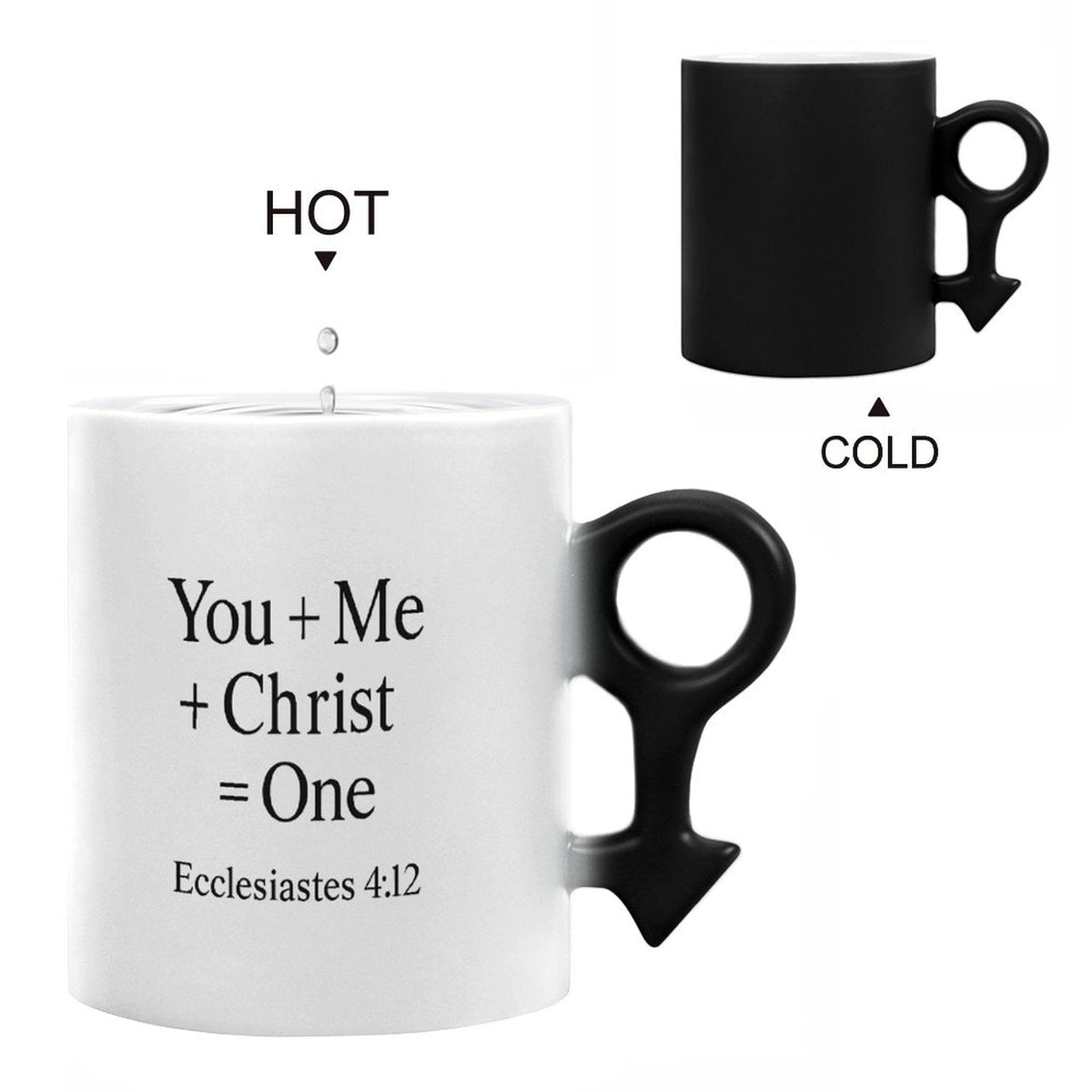Christian Couple Color-Changing Mugs – Ecclesiastes 4:12 Unity Gift Set - ClaimedbyGodDesigns