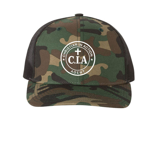 Christian In Action (CIA) Agent Adult Christian Hat - ClaimedbyGodDesigns