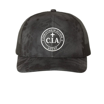Christian In Action (CIA) Agent Adult Christian Hat - ClaimedbyGodDesigns