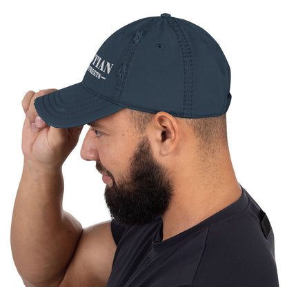 Christian In These Streets Distressed Dad Hat - ClaimedbyGodDesigns