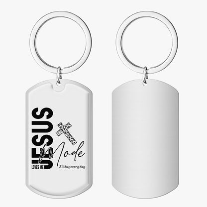 Christian Stainless Steel Keychain -  Mode Inspirational Gift - ClaimedbyGodDesigns