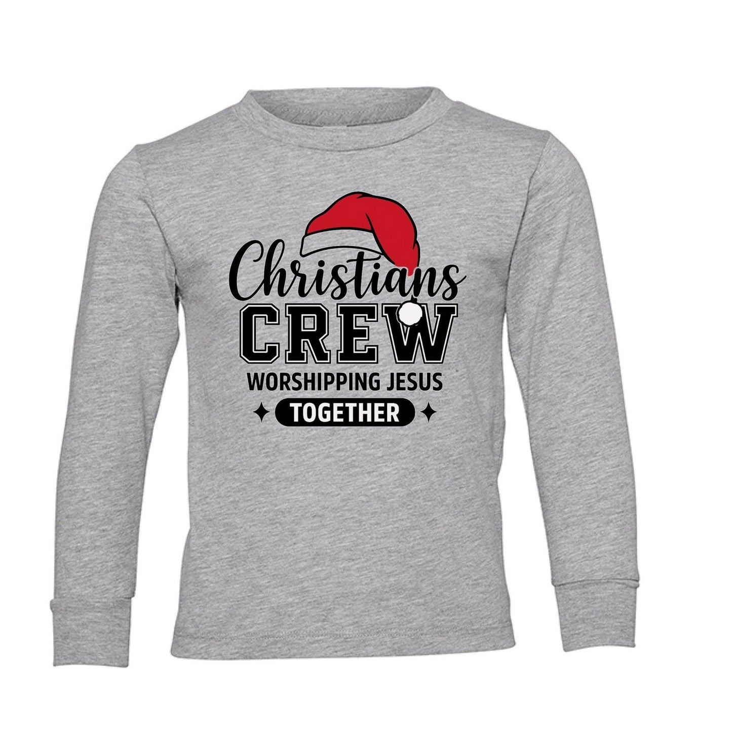 Christians Crew Toddler Christian Christmas Pullover Sweatshirt - ClaimedbyGodDesigns