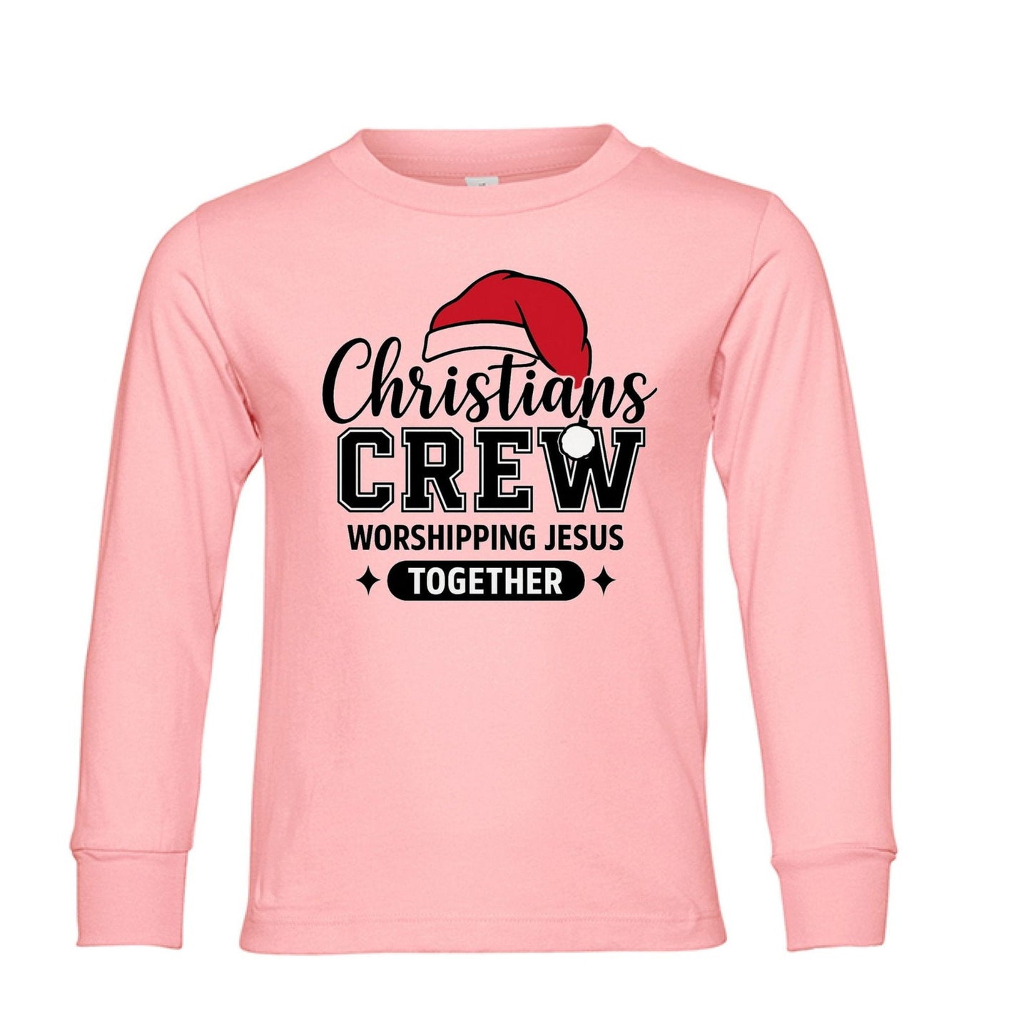 Christians Crew Toddler Christian Christmas Pullover Sweatshirt - ClaimedbyGodDesigns