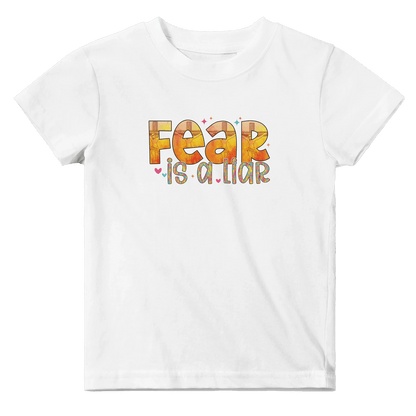 Fear Is A Liar Christian Baby Crewneck T-shirt - ClaimedbyGodDesigns