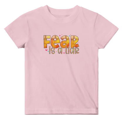 Fear Is A Liar Christian Baby Crewneck T-shirt - ClaimedbyGodDesigns