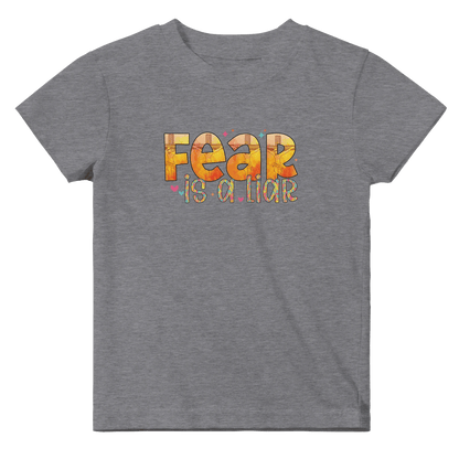 Fear Is A Liar Christian Baby Crewneck T-shirt - ClaimedbyGodDesigns