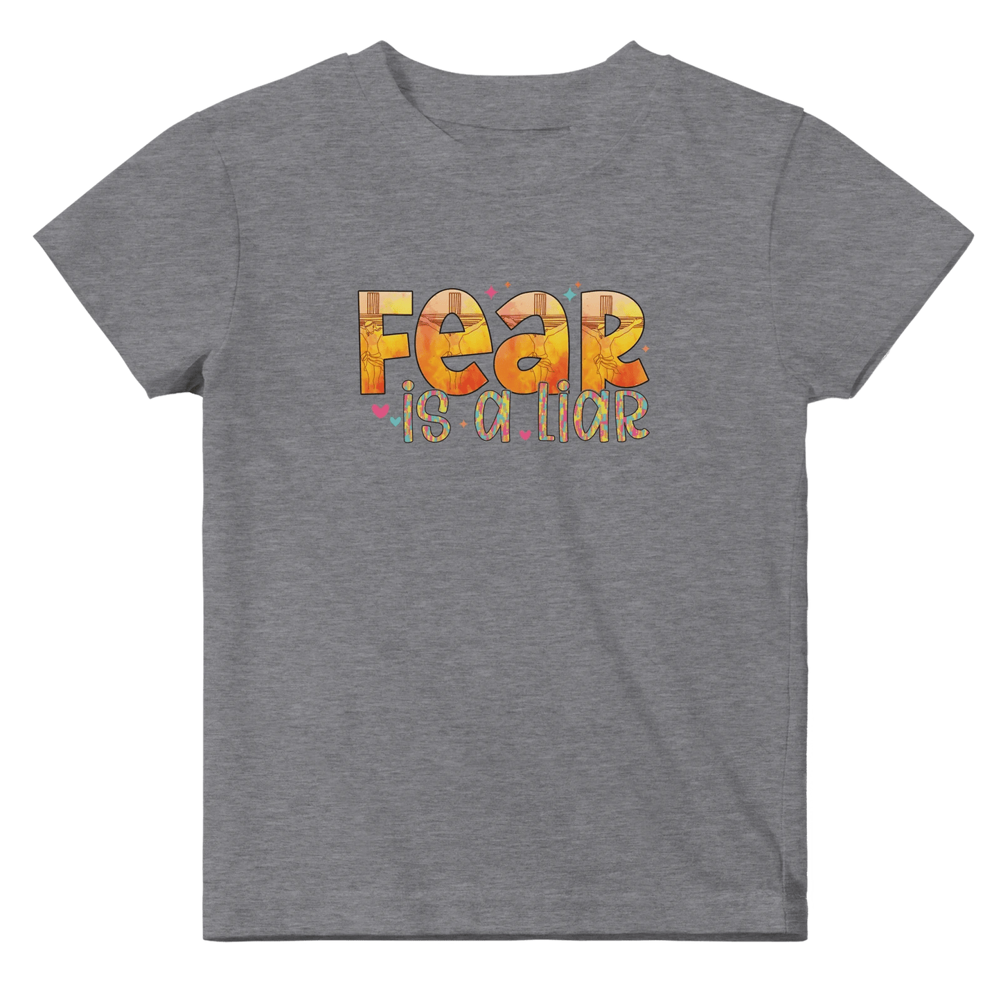 Fear Is A Liar Christian Baby Crewneck T-shirt - ClaimedbyGodDesigns