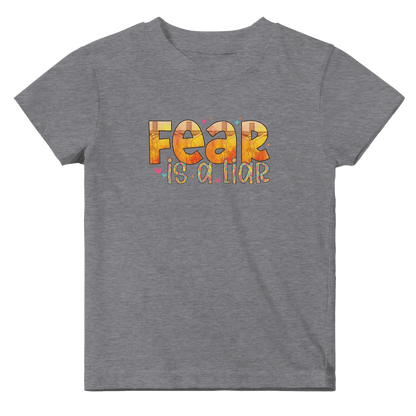 Fear Is A Liar Christian Baby Crewneck T-shirt - ClaimedbyGodDesigns