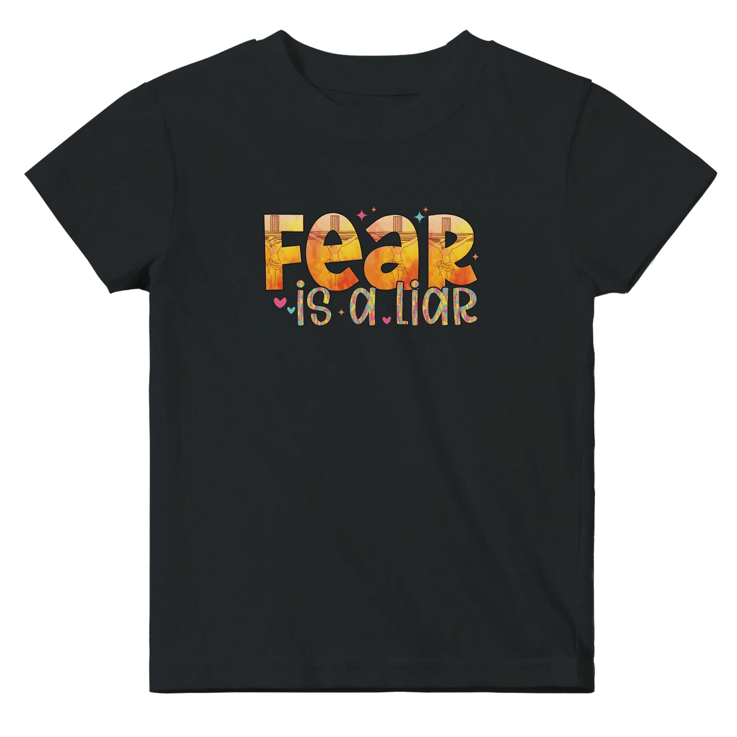 Fear Is A Liar Christian Baby Crewneck T-shirt - ClaimedbyGodDesigns