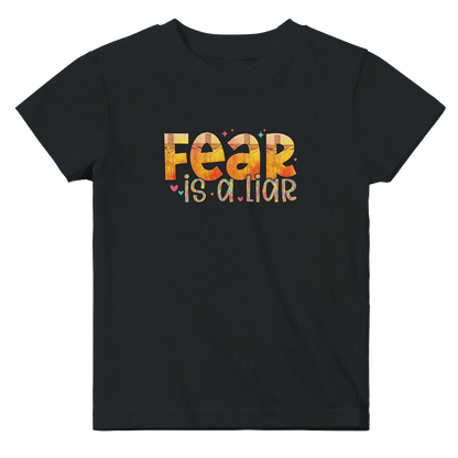 Fear Is A Liar Christian Baby Crewneck T-shirt - ClaimedbyGodDesigns