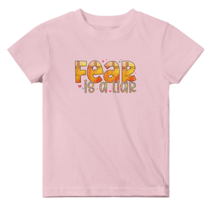 Fear Is A Liar Christian Baby Crewneck T-shirt - ClaimedbyGodDesigns
