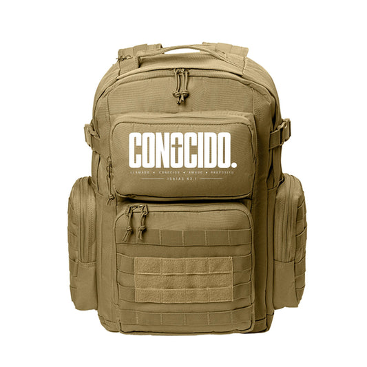 Conocido Christian Backpack Isaías 43:1 | Spanish Bible Verse Backpack - Claimed by God Designs