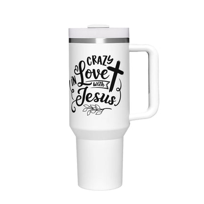 Crazy In Love With  Christian Tumbler 40oz - ClaimedbyGodDesigns