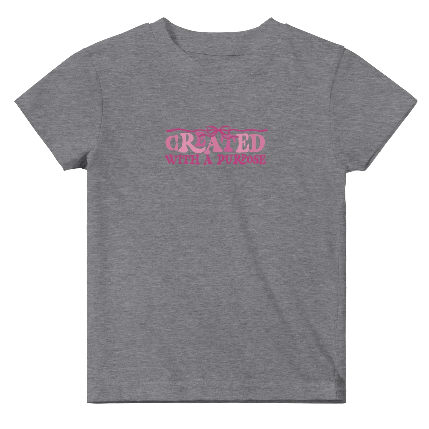 Created With A Purpose Christian Baby Crewneck T-shirt - ClaimedbyGodDesigns