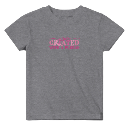 Created With A Purpose Christian Baby Crewneck T-shirt - ClaimedbyGodDesigns