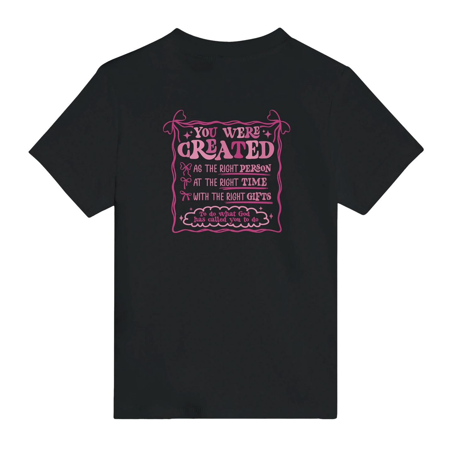 Created With A Purpose Christian Baby Crewneck T-shirt - ClaimedbyGodDesigns