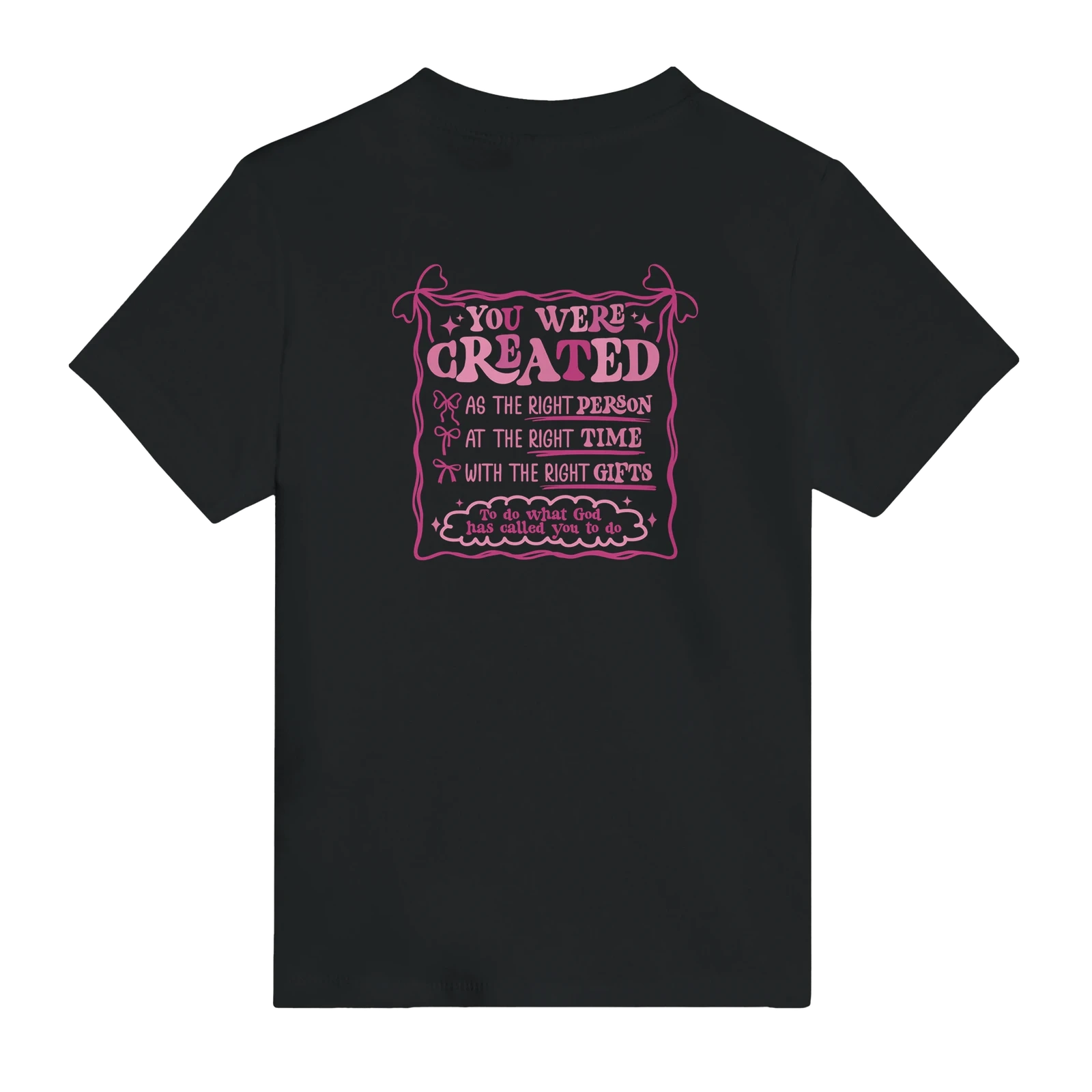 Created With A Purpose Christian Baby Crewneck T-shirt - ClaimedbyGodDesigns