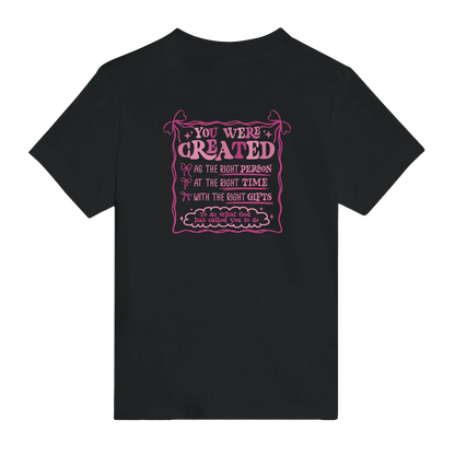 Created With A Purpose Christian Baby Crewneck T-shirt - ClaimedbyGodDesigns
