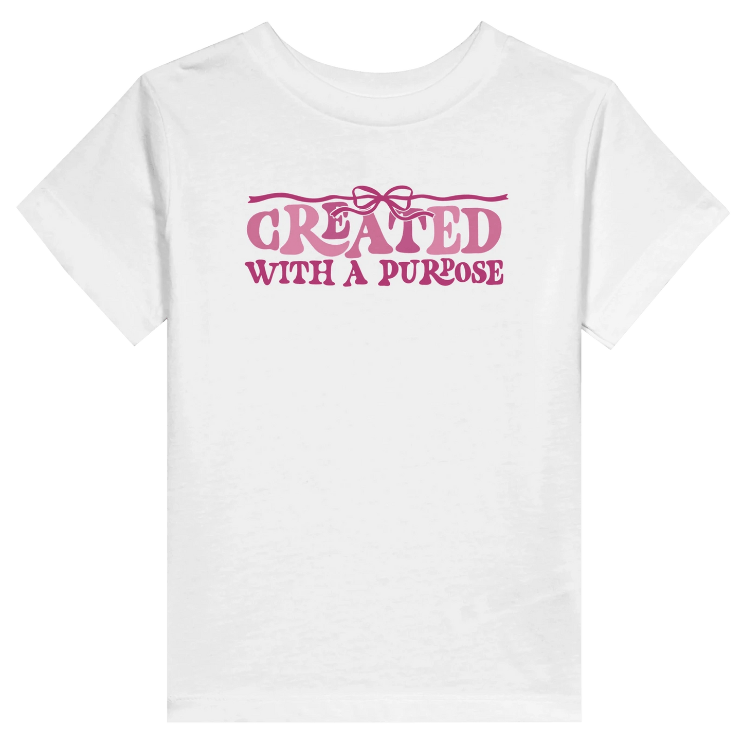Created With A Purpose Christian Toddler Staple T-Shirt - ClaimedbyGodDesigns