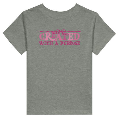 Created With A Purpose Christian Toddler Staple T-Shirt - ClaimedbyGodDesigns