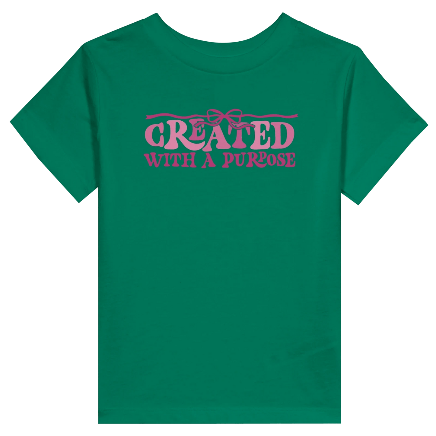 Created With A Purpose Christian Toddler Staple T-Shirt - ClaimedbyGodDesigns