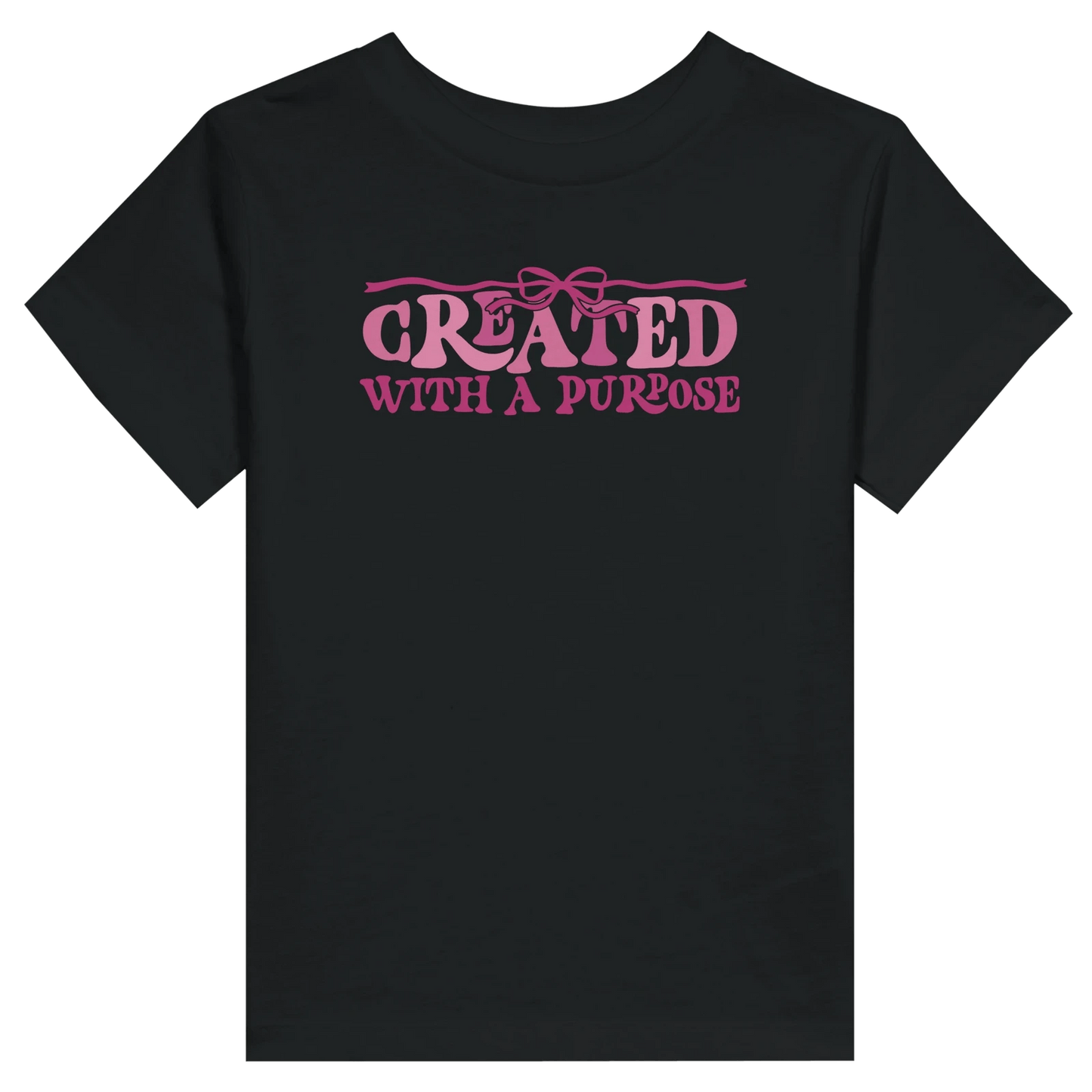 Created With A Purpose Christian Toddler Staple T-Shirt - ClaimedbyGodDesigns