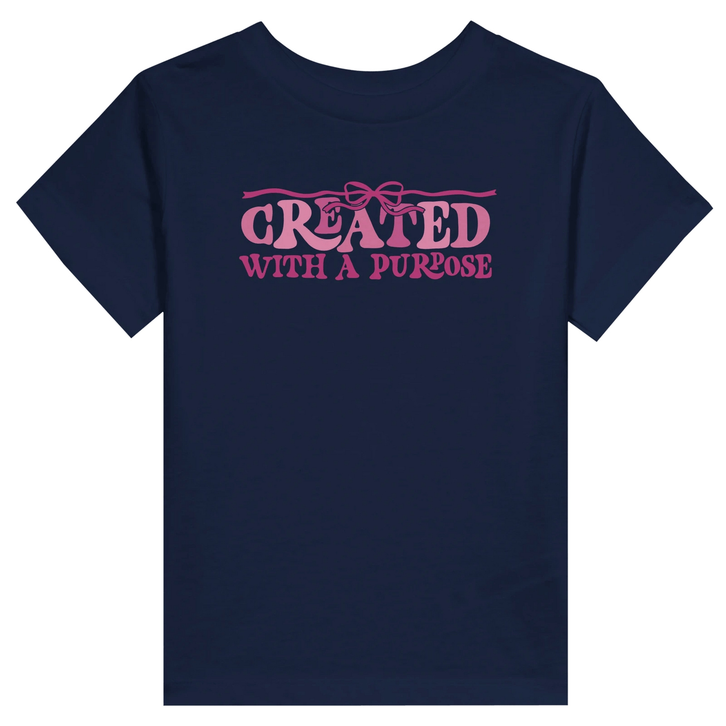 Created With A Purpose Christian Toddler Staple T-Shirt - ClaimedbyGodDesigns