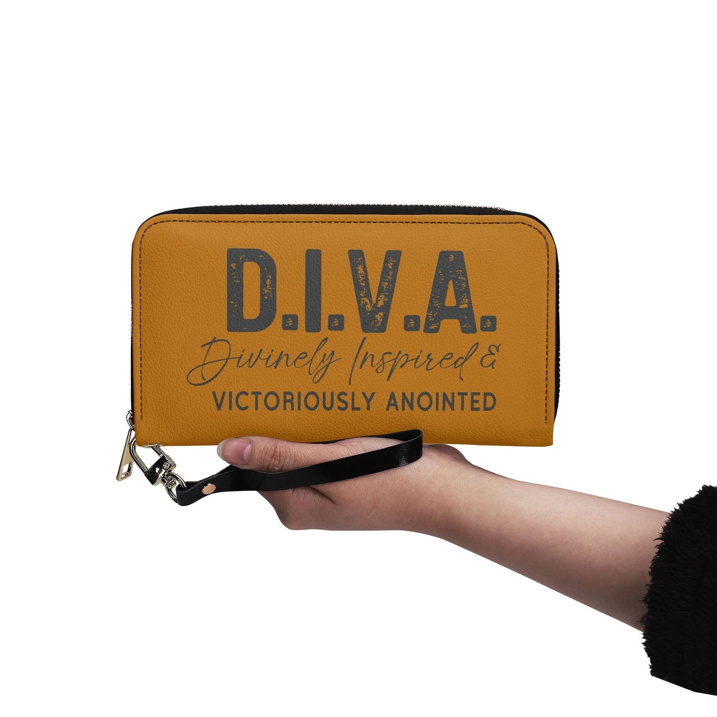DIVA PU Leather Womens Christian Wallet - ClaimedbyGodDesigns