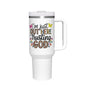 I'm Just Out Here Large Capacity Christian Tumbler with Handle(1100ml/40oz)