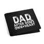 Dad After His Own Heart Christian Mens Minimalist Top-Grain Leather Wallet Paper Folded Wallet - ClaimedbyGodDesigns