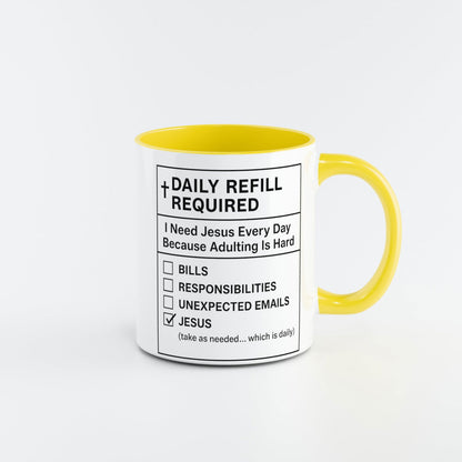 Daily Refill Of Him Required Hello Sunshine Christian Gift Set - ClaimedbyGodDesigns