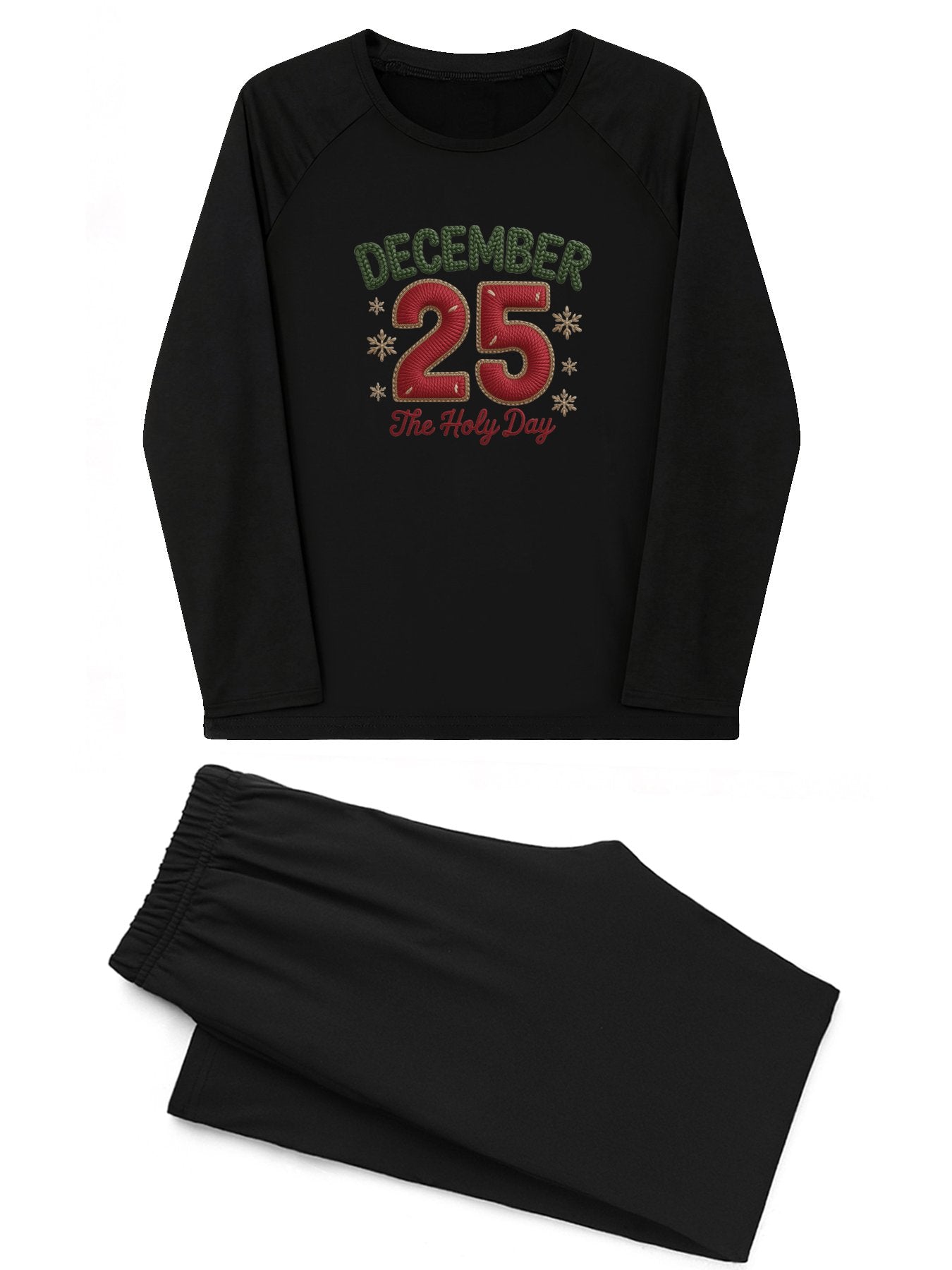 December 25 Unisex Adult Christian Christmas Plaid Pajamas - ClaimedbyGodDesigns