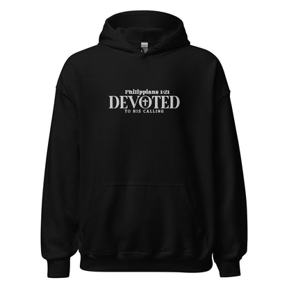 Devoted Unisex Christian Embroidered Hooded Sweatshirt - ClaimedbyGodDesigns
