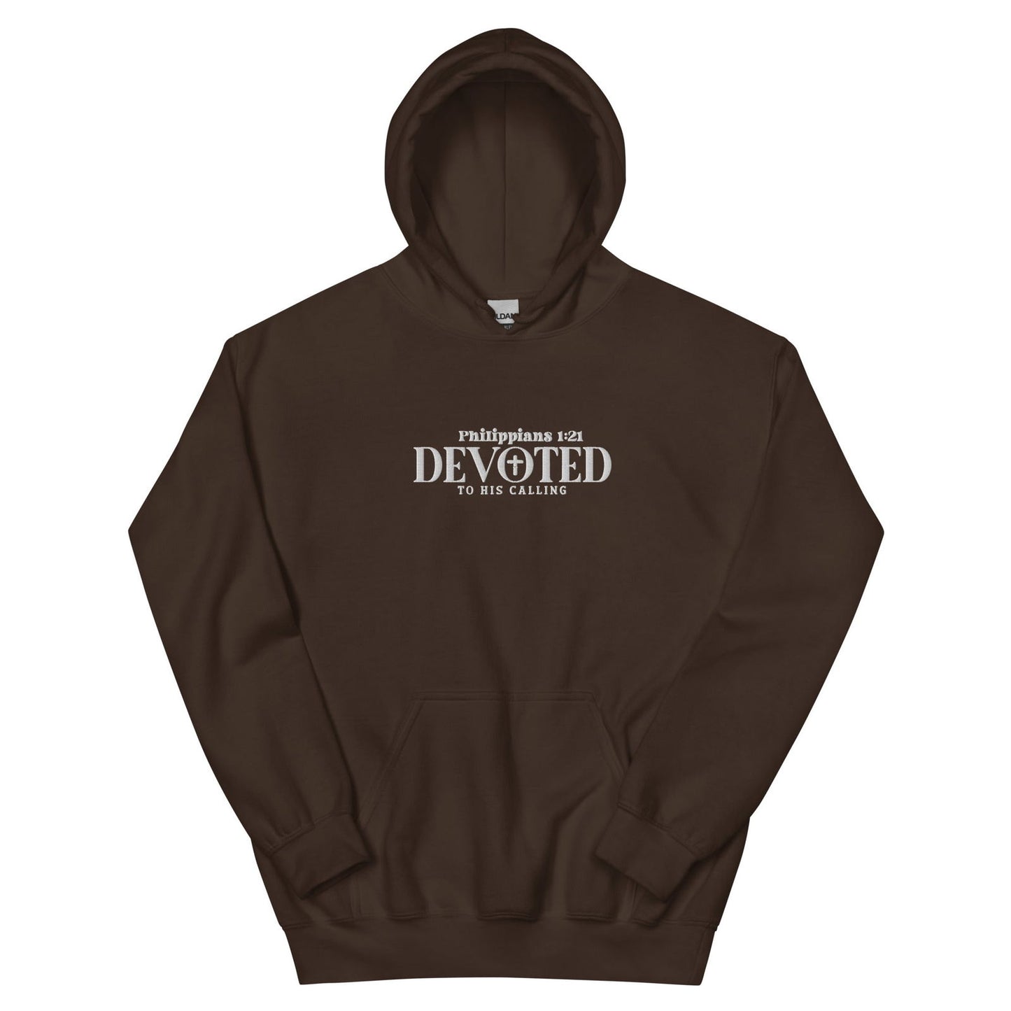 Devoted Unisex Christian Embroidered Hooded Sweatshirt - ClaimedbyGodDesigns