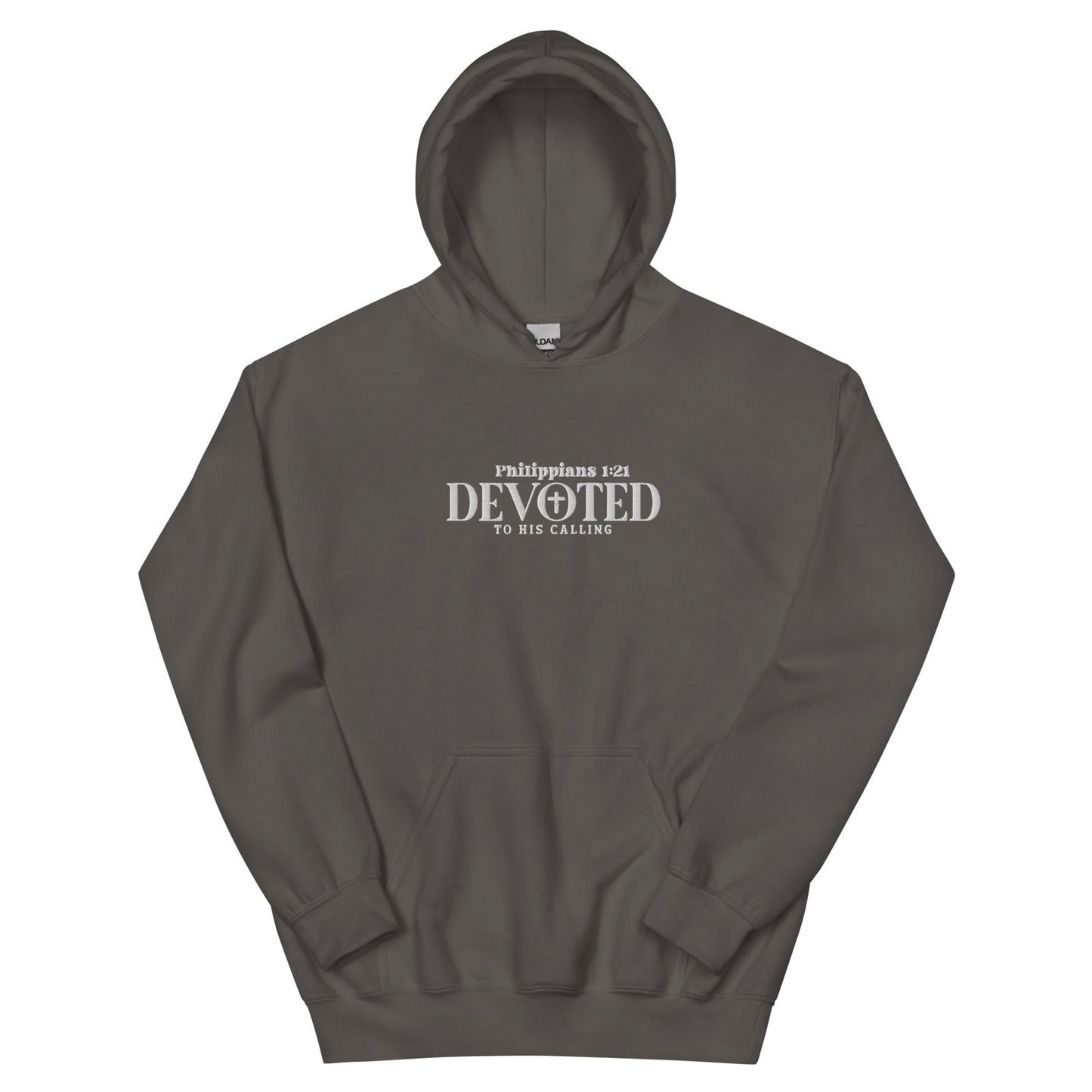 Devoted Unisex Christian Embroidered Hooded Sweatshirt - ClaimedbyGodDesigns