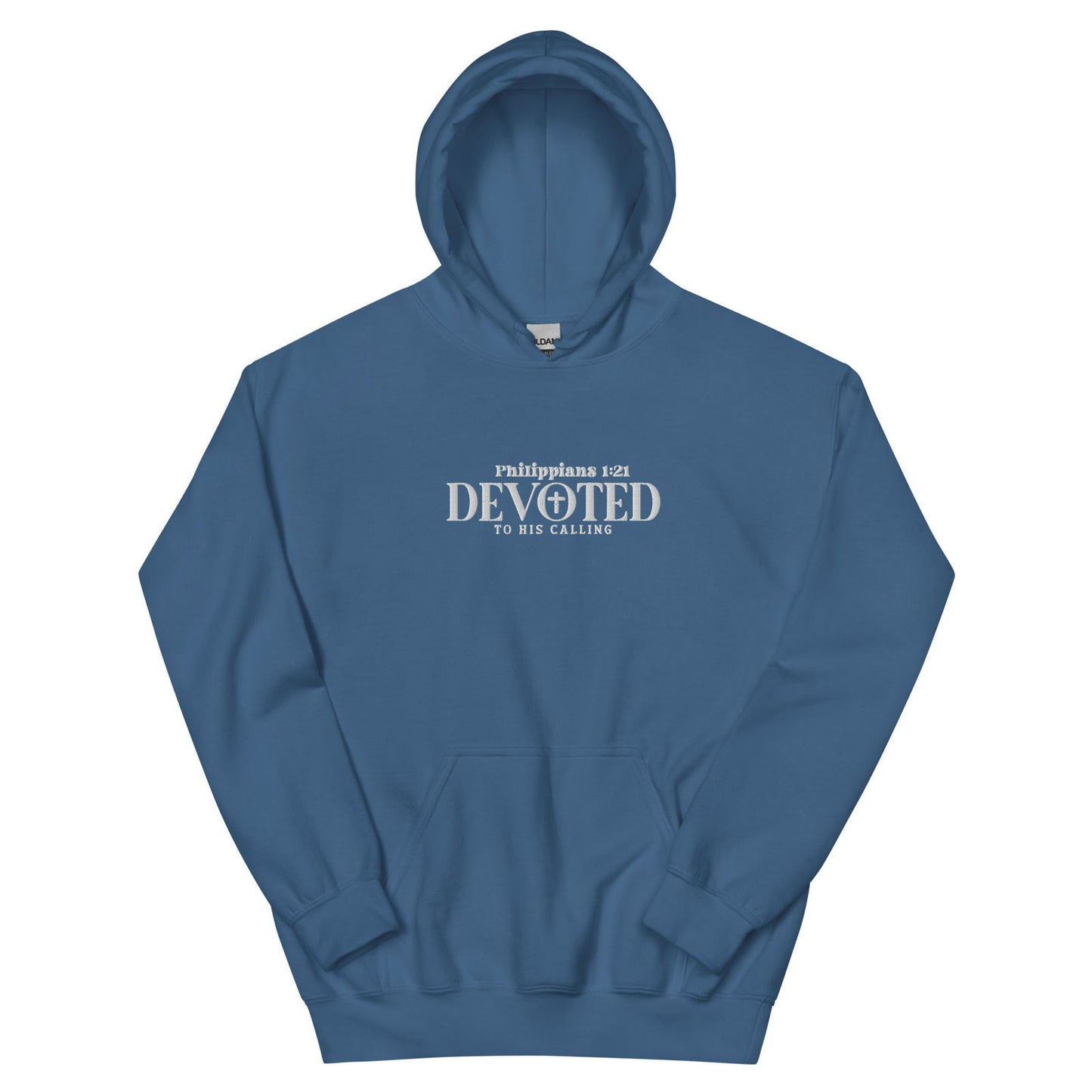 Devoted Unisex Christian Embroidered Hooded Sweatshirt - ClaimedbyGodDesigns