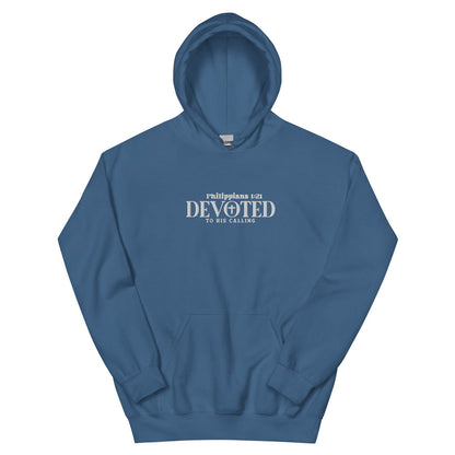 Devoted Unisex Christian Embroidered Hooded Sweatshirt - ClaimedbyGodDesigns