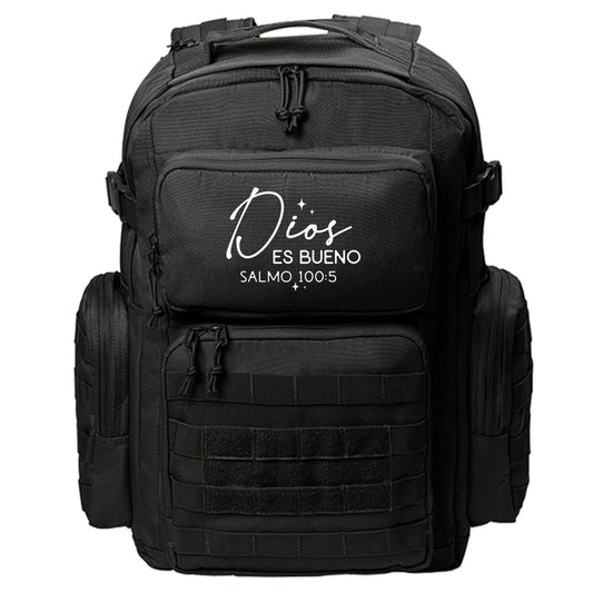 Dios Es Bueno Spanish Christian Backpack - ClaimedbyGodDesigns