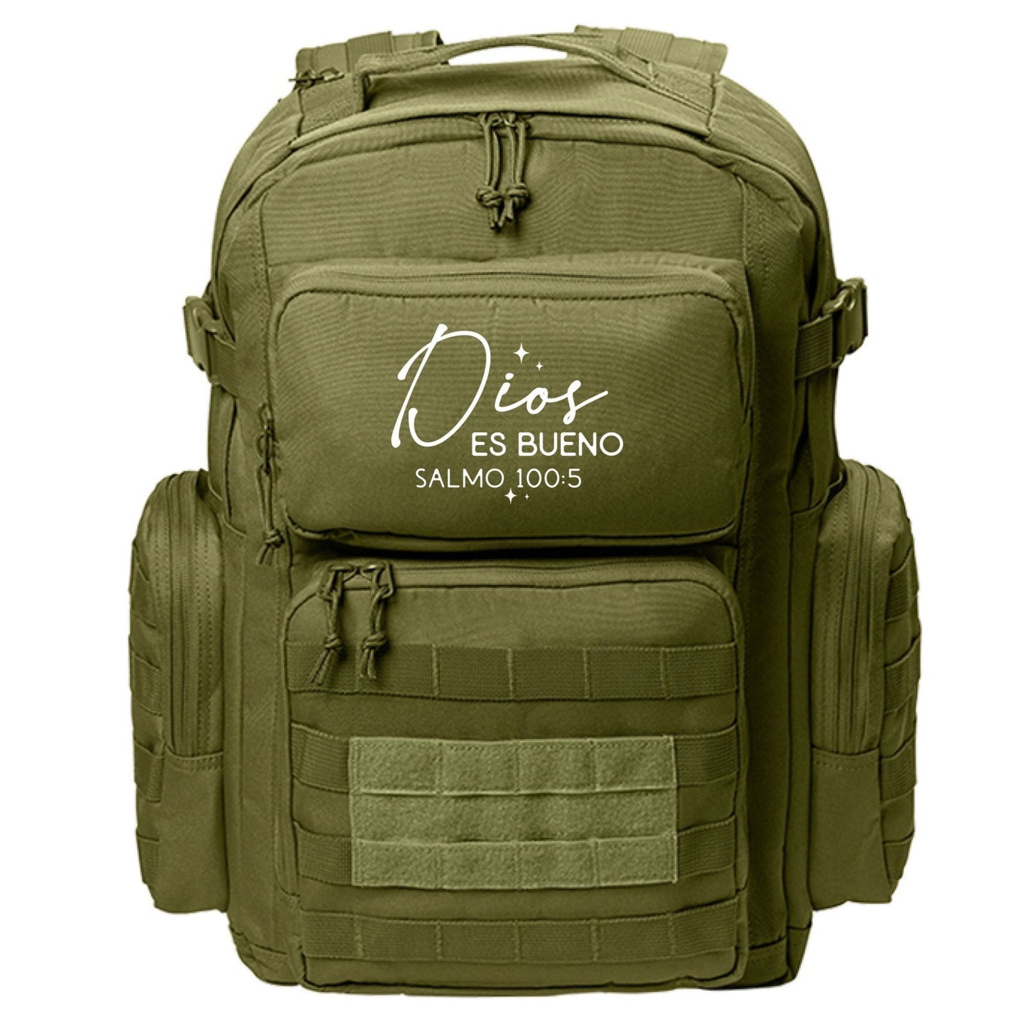 Dios Es Bueno Spanish Christian Backpack - ClaimedbyGodDesigns