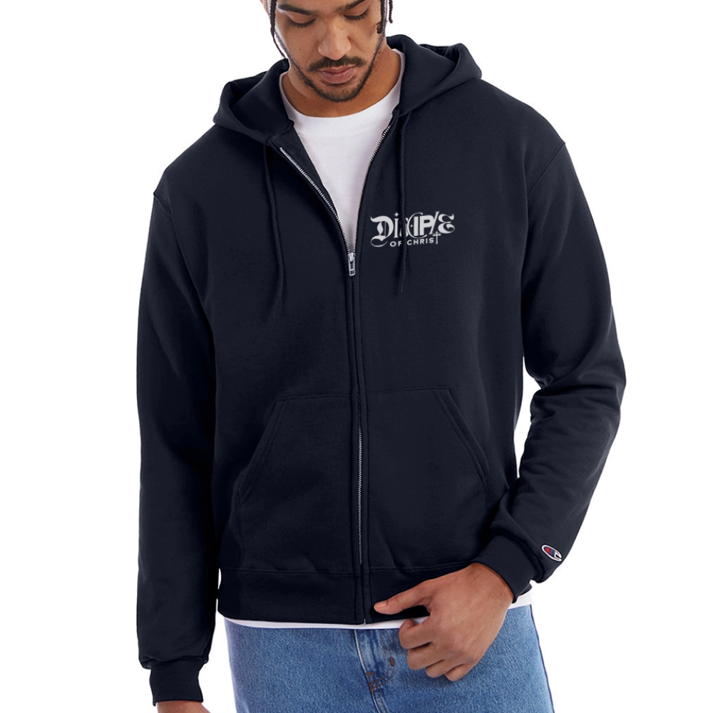 Disciple Of Christ Christian Unisex Full Zip Hooded Sweatshirt - ClaimedbyGodDesigns
