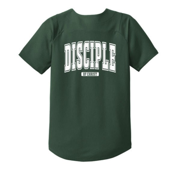 Disciple Youth Christian Full-Button Jersey - ClaimedbyGodDesigns