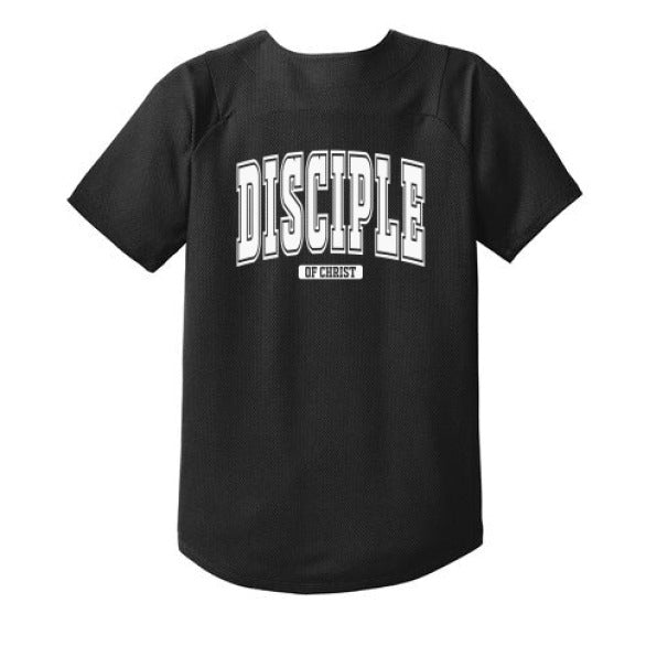 Disciple Youth Christian Full-Button Jersey - ClaimedbyGodDesigns