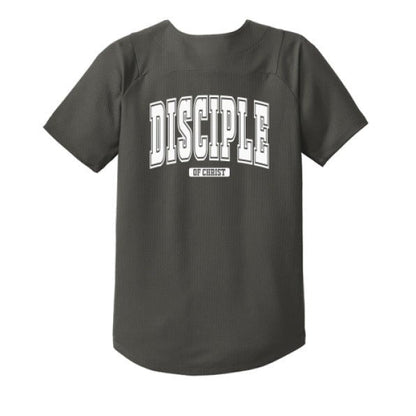 Disciple Youth Christian Full-Button Jersey - ClaimedbyGodDesigns