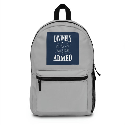 Divinely Armed Prayer Warrior Backpack - ClaimedbyGodDesigns