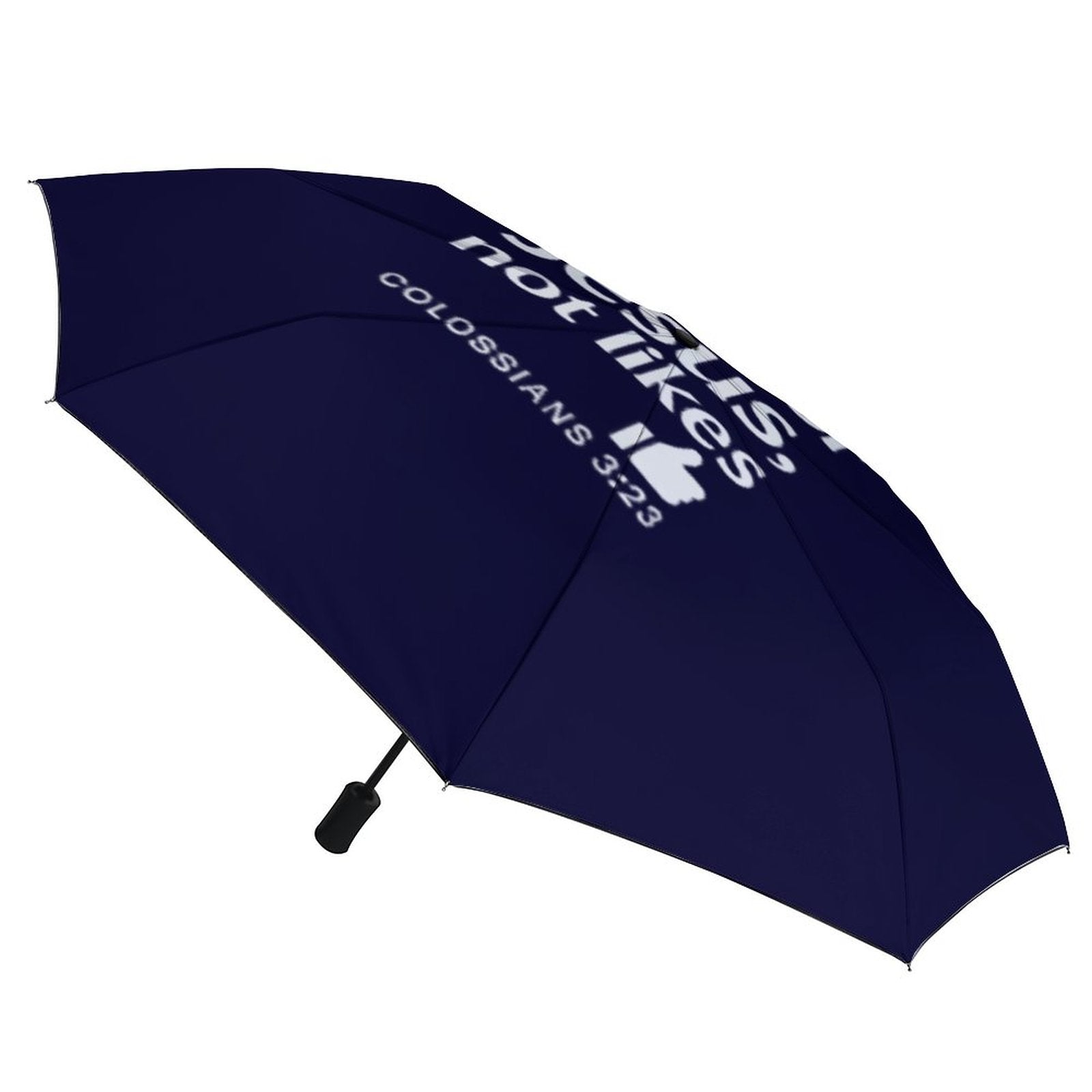 Do It For Him Auto Umbrella with Printed Pattern Outside - ClaimedbyGodDesigns