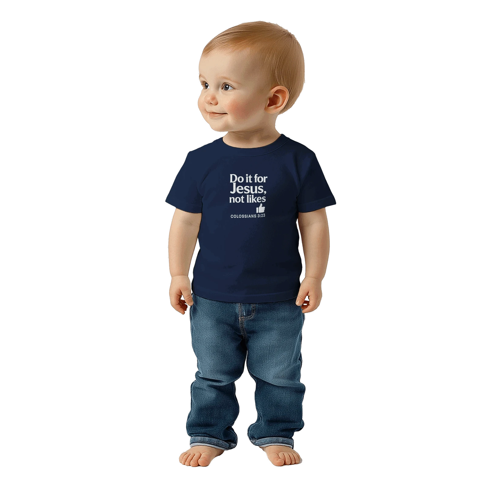 Do It For Him Christian Baby T-shirt - ClaimedbyGodDesigns
