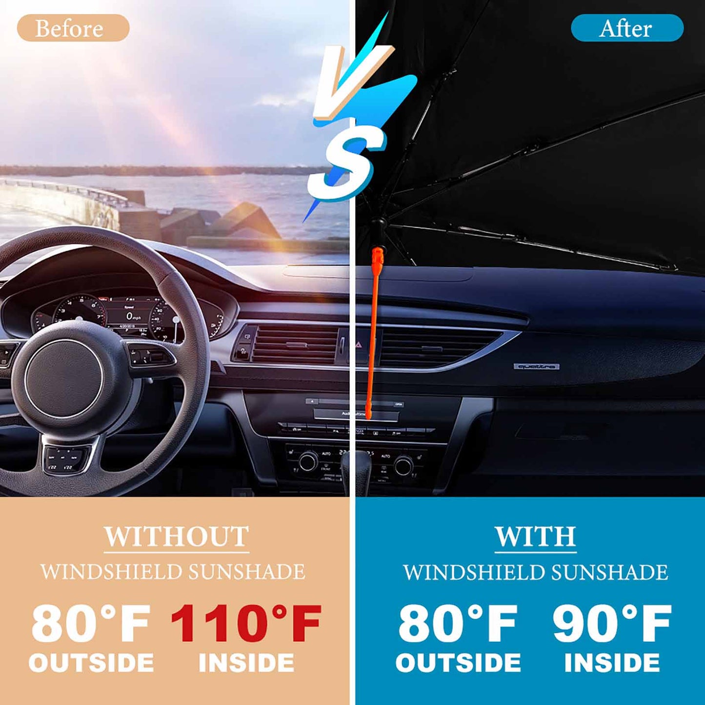 Do It For Him Christian Car Sunshade Umbrella - ClaimedbyGodDesigns