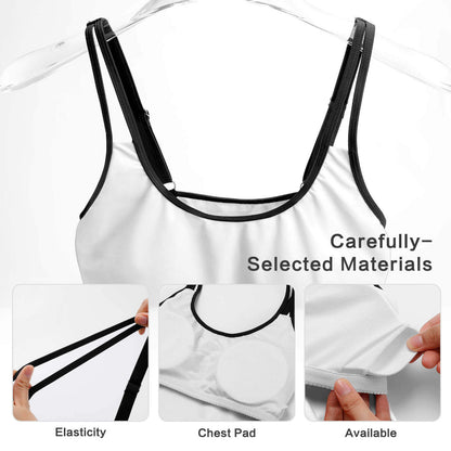 Do It For Him Christian Plus Size Women Tankini 2-Piece Swimsuit - ClaimedbyGodDesigns