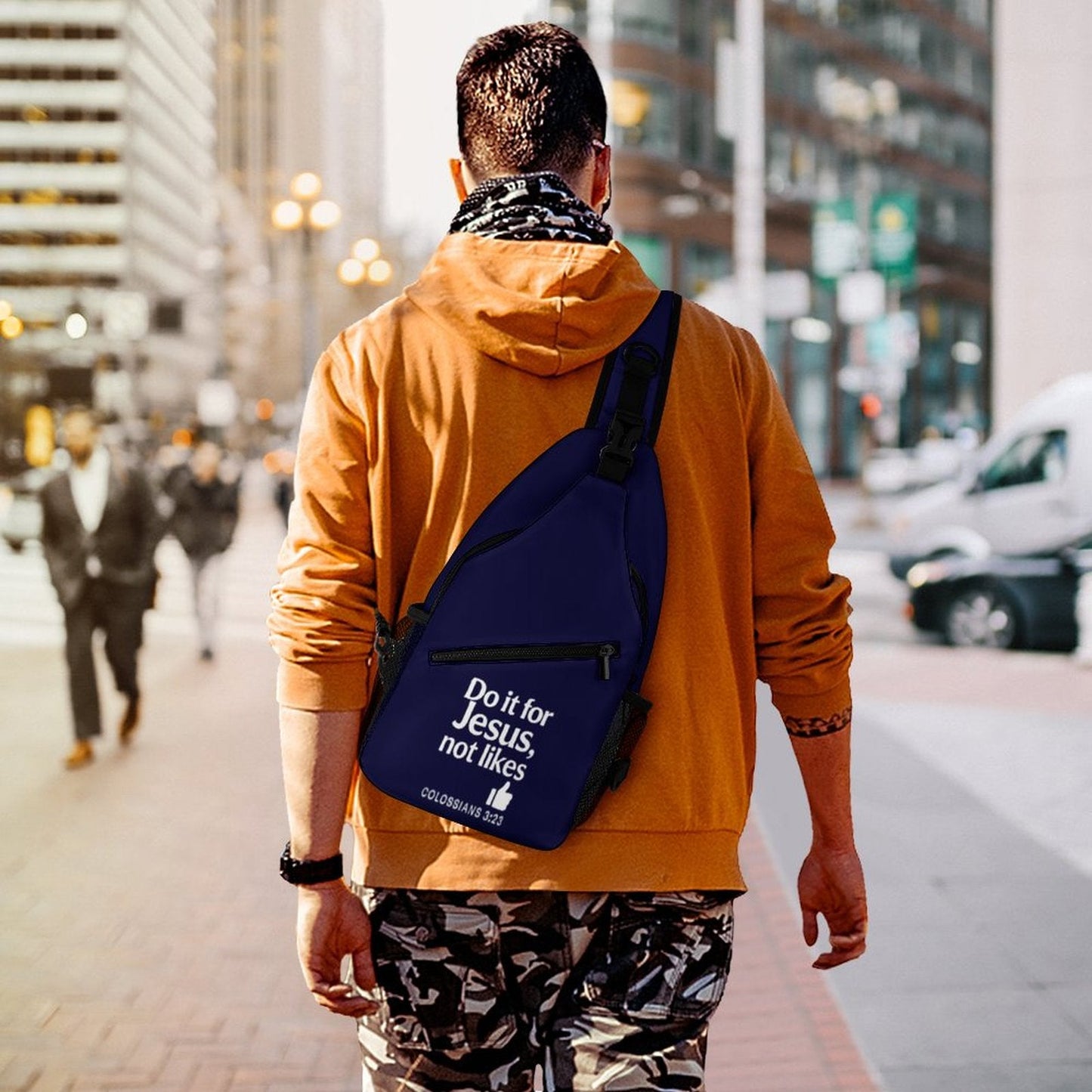 Do It For Him Christian Sling Bag - ClaimedbyGodDesigns