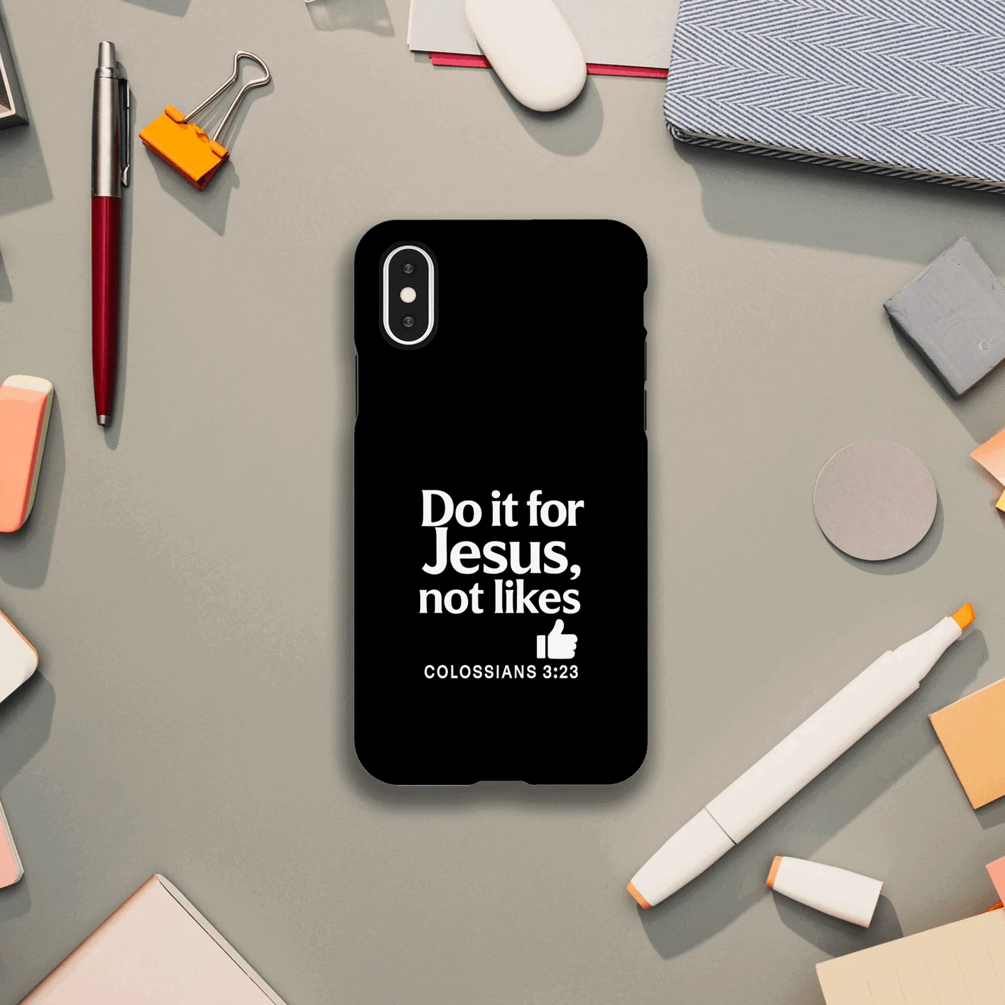 Do It For Him Not Likes Christian Iphone Tough Phone Case - ClaimedbyGodDesigns